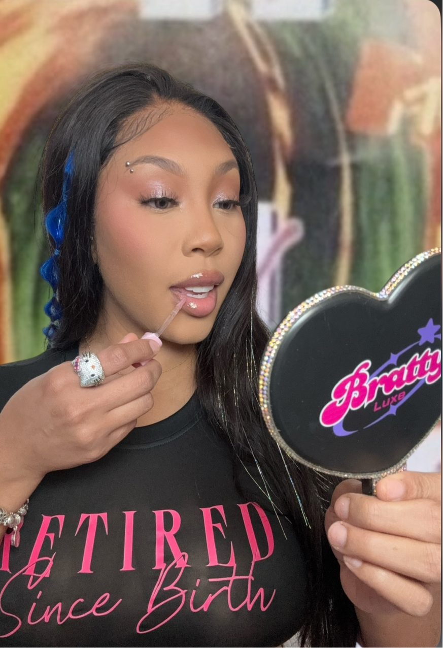BRATTY BEDAZZLED MIRROR