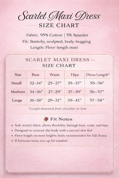 Scarlet Maxi Dress
