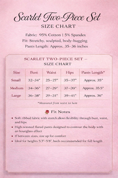 Scarlet Two-Piece Set