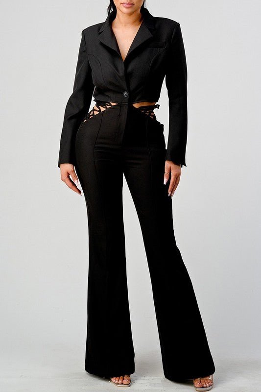 ATHINA BUSINESS CASUAL BLAZER AND PANTS SET - Bratty Luxe