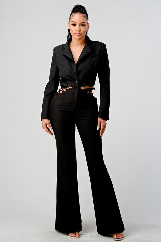 ATHINA BUSINESS CASUAL BLAZER AND PANTS SET - Bratty Luxe