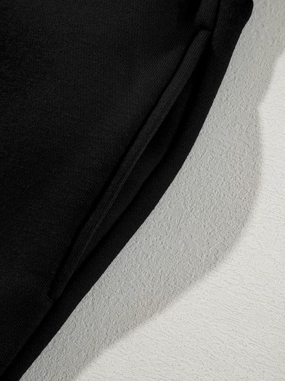 Drop Shoulder Zip Up Jacket and Drawstring Pants Active 2pcs Set - Bratty Luxe