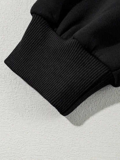 Drop Shoulder Zip Up Jacket and Drawstring Pants Active 2pcs Set - Bratty Luxe