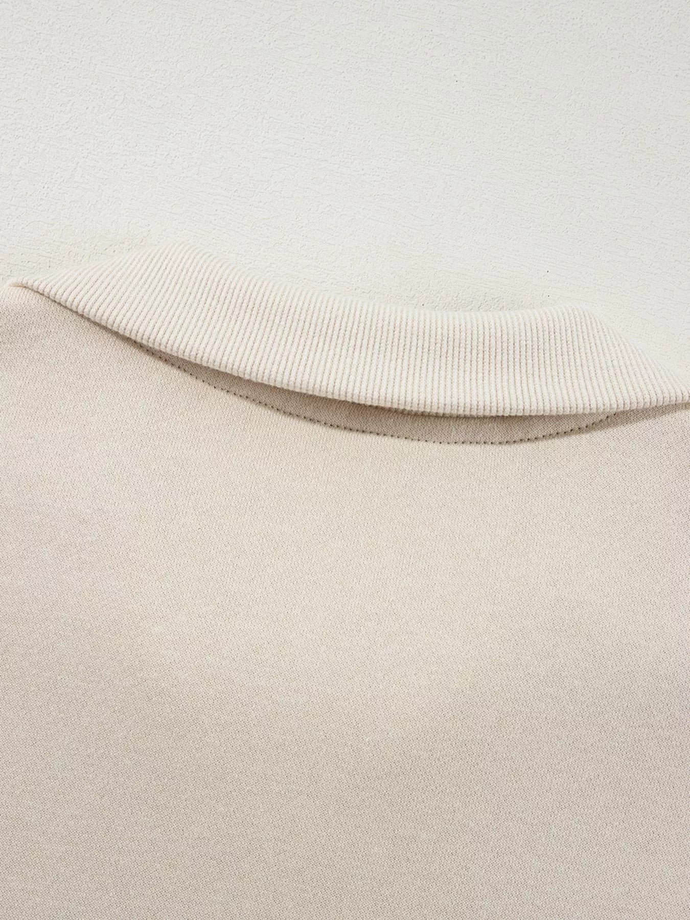 Drop Shoulder Zip Up Jacket and Drawstring Pants Active 2pcs Set - Bratty Luxe