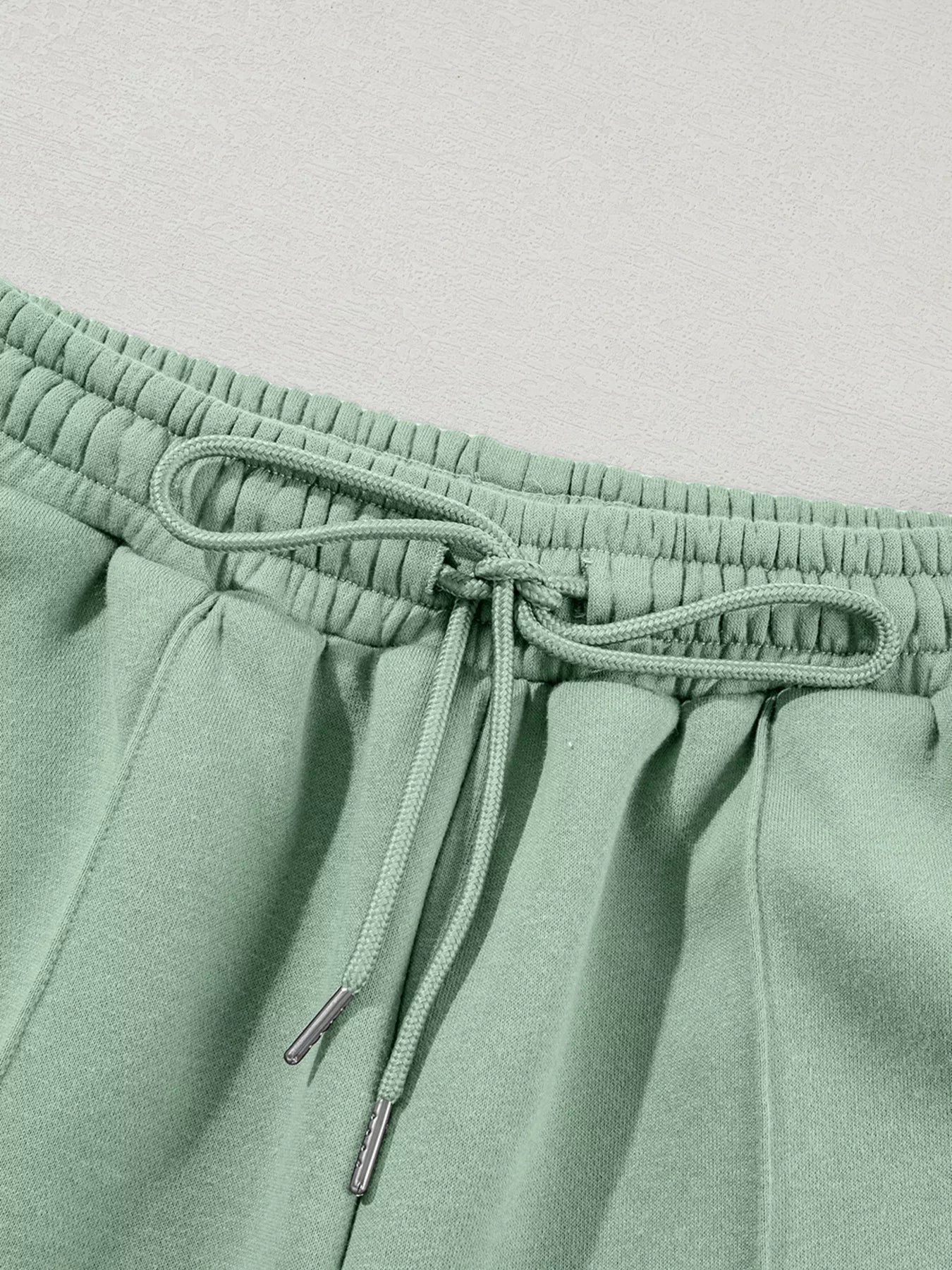 Drop Shoulder Zip Up Jacket and Drawstring Pants Active 2pcs Set - Bratty Luxe