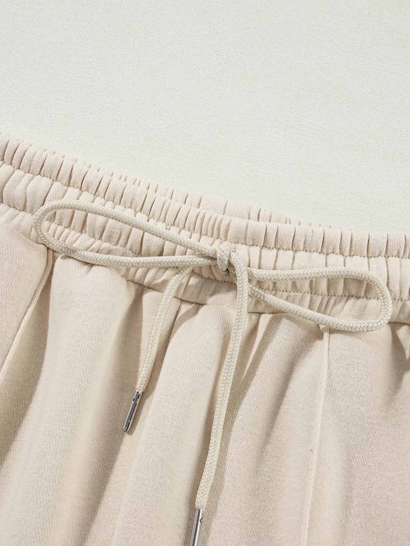 Drop Shoulder Zip Up Jacket and Drawstring Pants Active 2pcs Set - Bratty Luxe