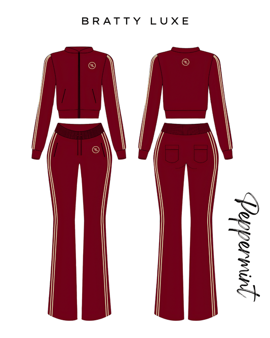 HOLIDAY VELOUR SET (PRE - ORDER*) - Bratty Luxe