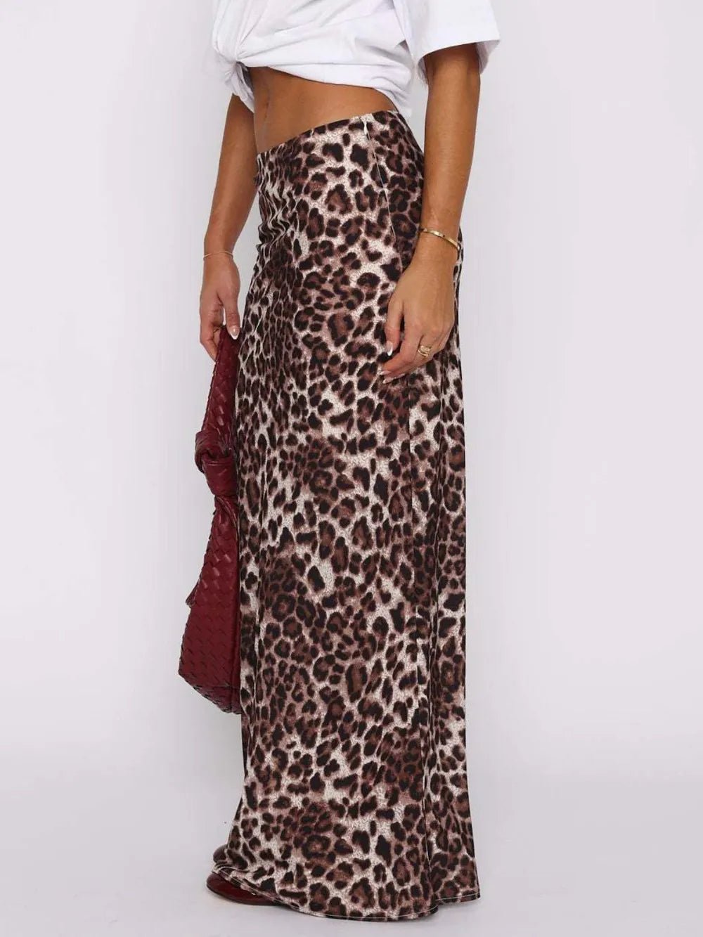 Leopard Maxi Skirt - Bratty Luxe