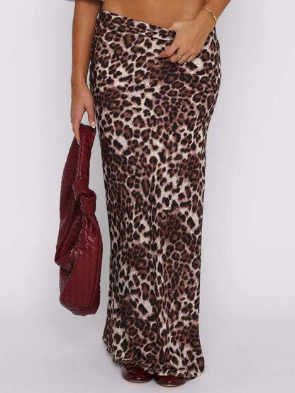 Leopard Maxi Skirt - Bratty Luxe
