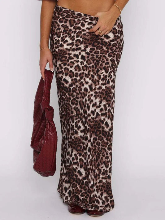 Leopard Maxi Skirt - Bratty Luxe