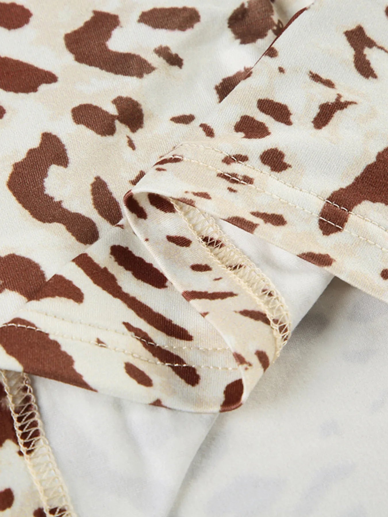 Leopard Print Strapless Top and Skirt Two - Piece Set - Bratty Luxe