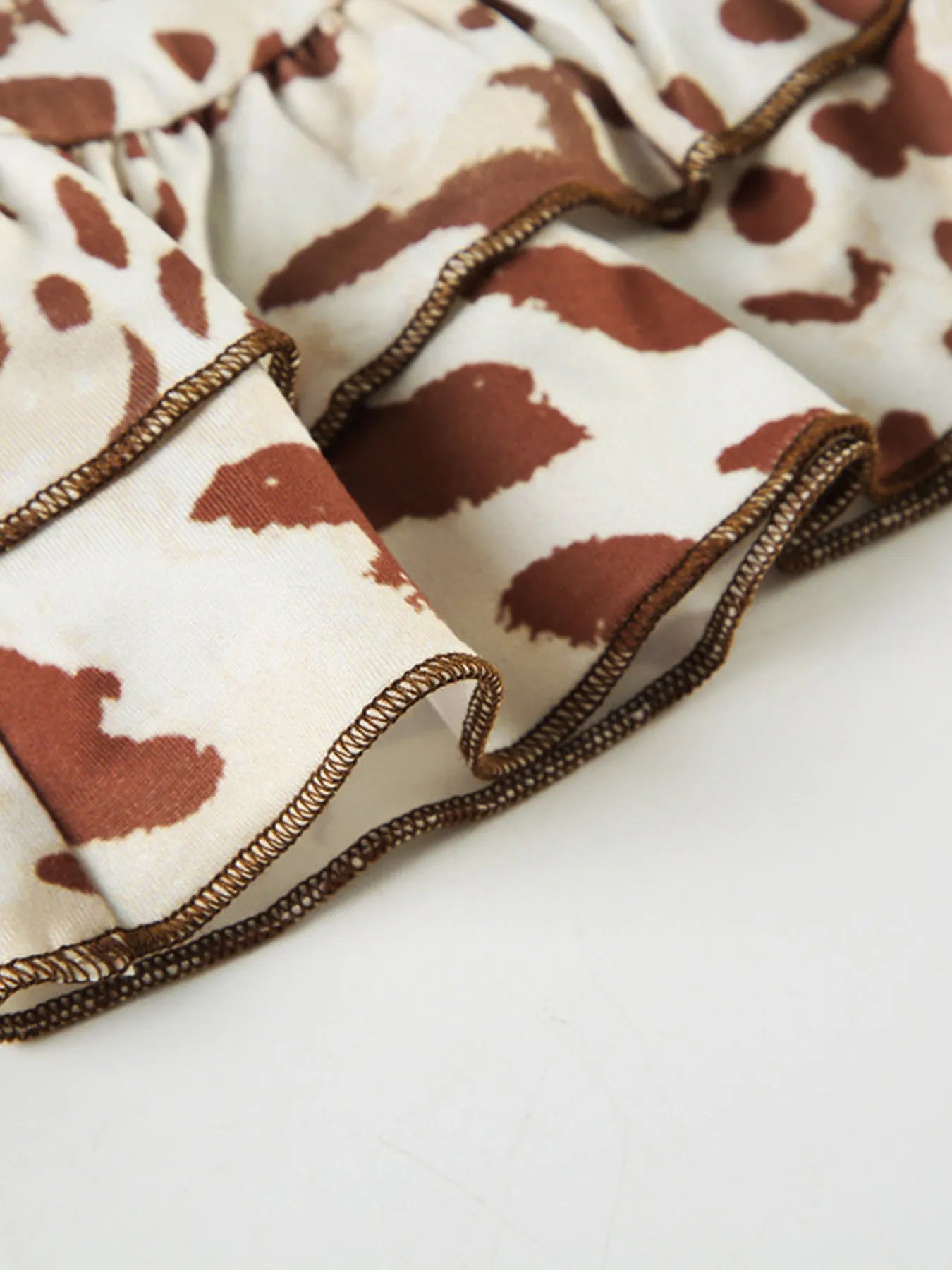 Leopard Print Strapless Top and Skirt Two - Piece Set - Bratty Luxe