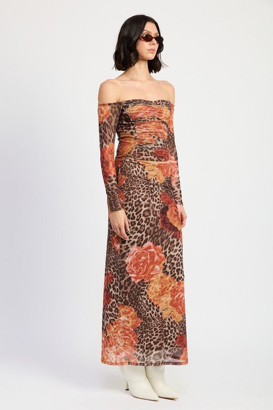 OFF SHOULDER RUCHED CROP TOP - Bratty Luxe