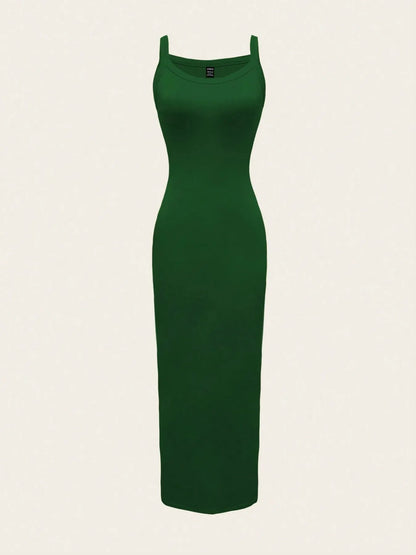 Scoop Neck Maxi Cami Dress - Bratty Luxe