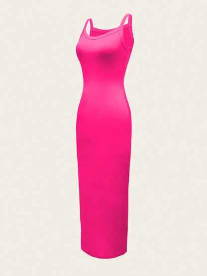 Scoop Neck Maxi Cami Dress - Bratty Luxe