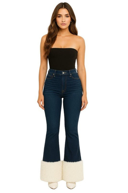 Sherpa Boot Cut Jean - Bratty Luxe