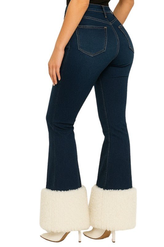 Sherpa Boot Cut Jean - Bratty Luxe