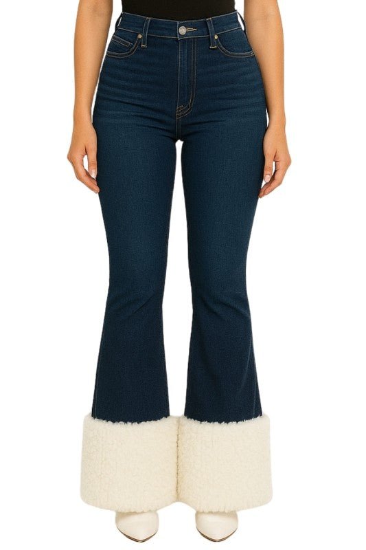 Sherpa Boot Cut Jean - Bratty Luxe